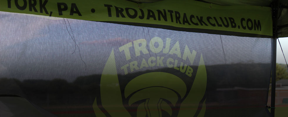 Trojan Track Club York, PA banner